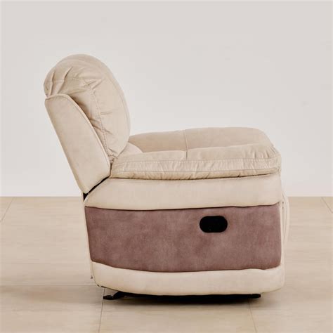 Buy Dawson Fabric 1-Seater Recliner - Beige from Home Centre at just ...
