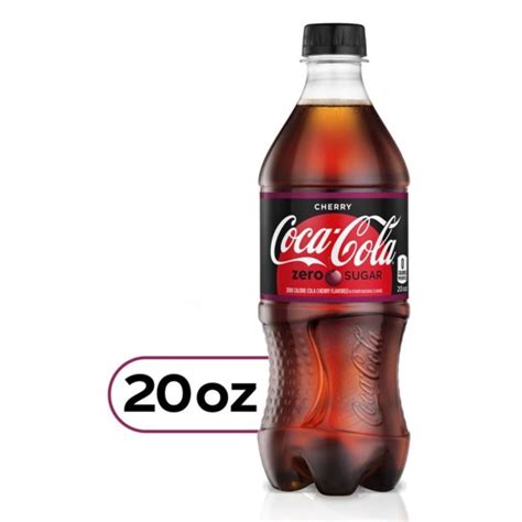 Coca-Cola Cherry Zero Sugar Soda 20oz Bottles, Quantity of 24 - Walmart.com