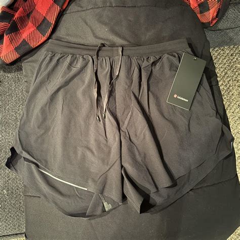mens lululemon fast and free shorts 6" lined... - Depop