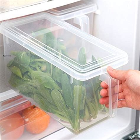 Buy FASTUNBOX (LABEL) Plastic Refrigerator Storage Containers - 2 ...