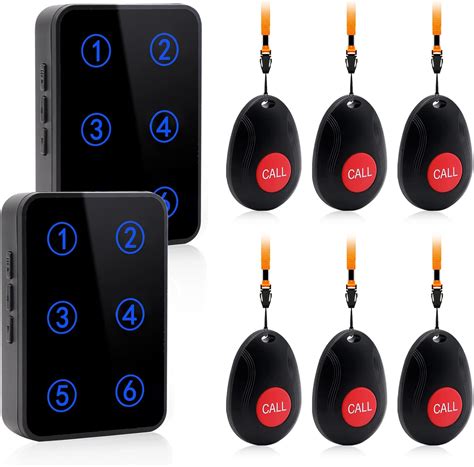 Buy CallToU Caregiver Pager Wireless Call Button Nurse Call System ...