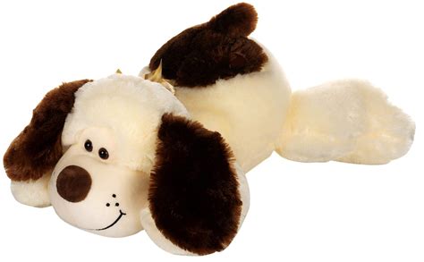 Dhoom Soft Toys, Lying Dog, Cream and Brown, 50 cm : Amazon.in: Toys ...