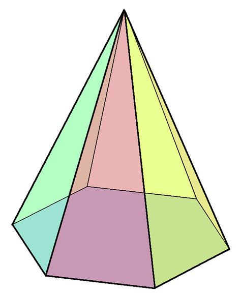 Image result for Hexagonal Pyramid Cut Out