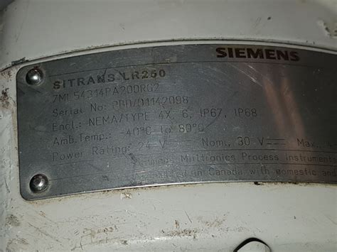 Siemens Sitrans Lr250 Radar Level Sensor Transmitter – Aeliya Marine Tech