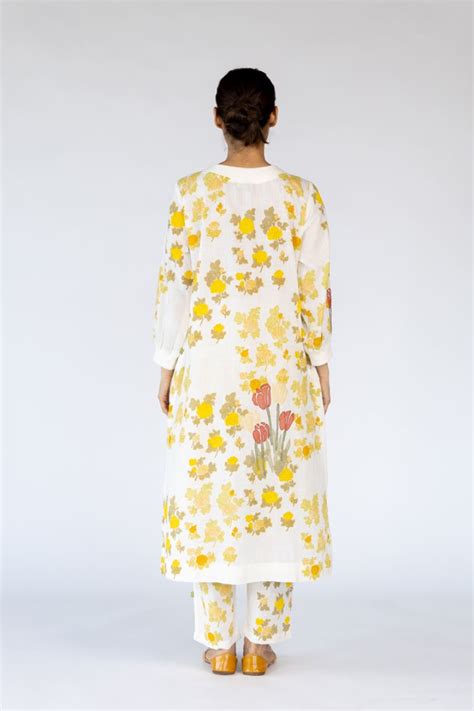 Buy - Rhine yellow rib tunic | Elan Store