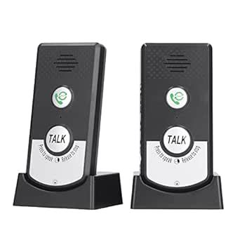 Wireless Voice Intercom, Good Resistance 3 Volume Levels ABS Smart ...