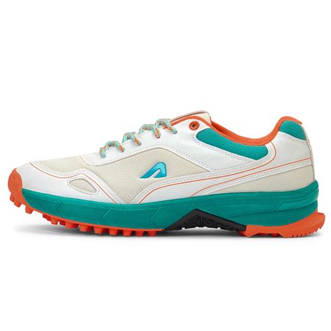 TurfPro Cricket Shoes - Mint-Orange – Boldfit