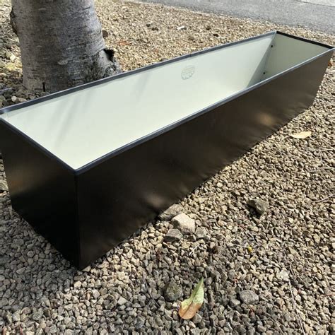 Metal Handmade Trough | Deep Planter | Urban Garden Planter | Large ...