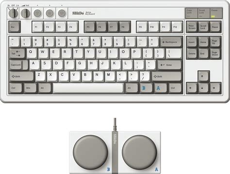 8BitDo Retro Mechanical Keyboard, Bluetooth2.4GUSB-C India | Ubuy
