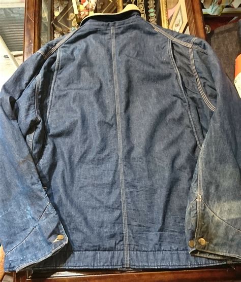 40s vintage carhartt coverall ヴィンテージ カーハート カバーオール デニム | 旅する古着屋 ドッケリーファーム