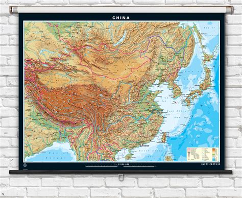 Physical Map Of China Ezilon Maps