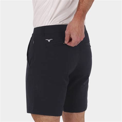 Men's Slim-Fit Golf Shorts in Charcoal | Avalon 7" Golf Shorts