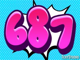 Image result for 687 Text Effect