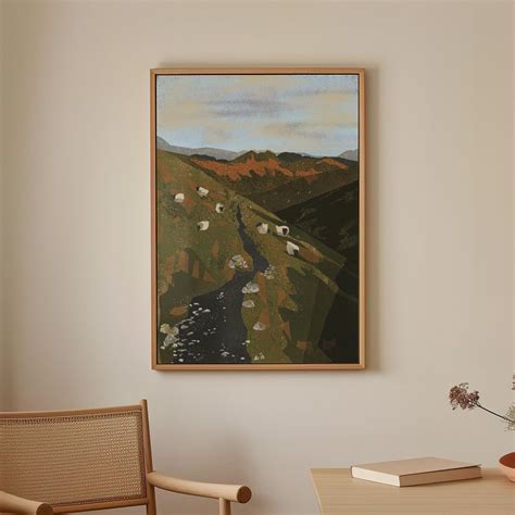 Buy Connemara National Park, Abstract Painting Wall Art Online at Best ...