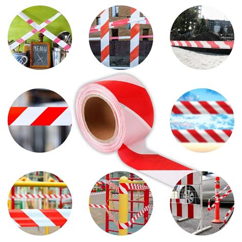 Red & White Warning Tape 3” x 250m - 3 Pack – Singhal Mart