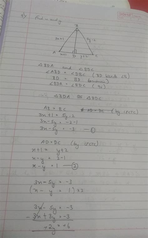 in triangle abc bd bisects angle b and is perpendicular to ac. find the ...