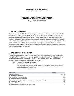 Fillable Online Request for Proposal for Cloud-Based SaaS, (Software as ...