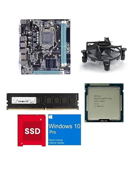 Amazon.in: Buy Professional H61 Motherboard Complete System Kit - Core ...