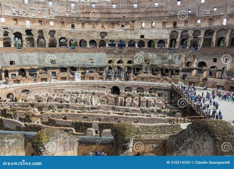 Rome. Inside the Colosseum, the Flavian Amphitheatre. History of the ...