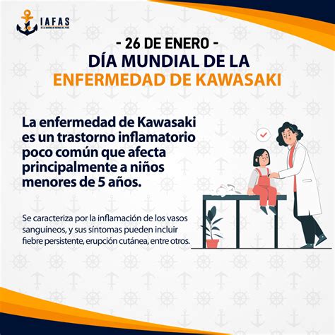 Día Mundial de la enfermedad de Kawasaki (26 de enero) - IAFAS FOSMAR