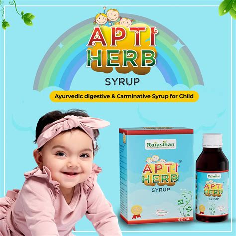 Apti Herb: Ayurvedic Digestive & Carminative Syrup For Child
