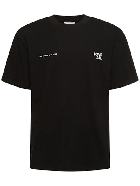 Love all jesus printed cotton t-shirt - Ih Nom Uh Nit - Men | Luisaviaroma