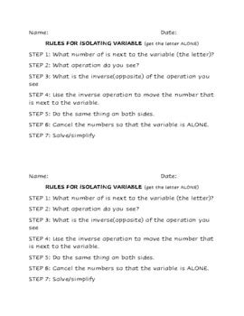 Image result for How Do You Isolate a Variable