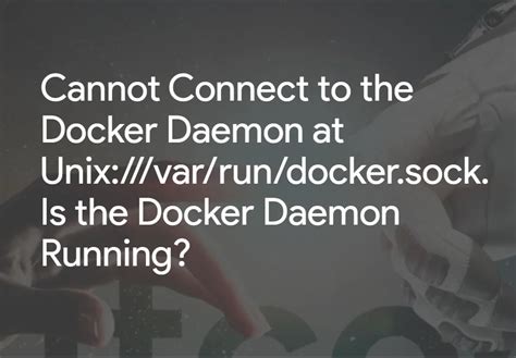 Docker Daemon Not Running 的图像结果