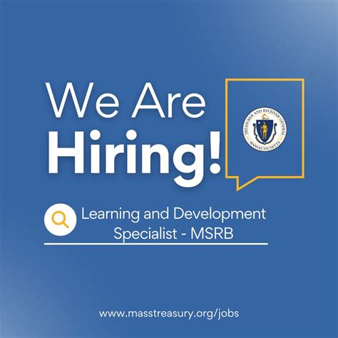 🌟 Treasury Job of the Week 🌟 The Massachusetts State Retirement Board (MSRB) is hiring a ...