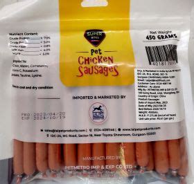 Super Bites: Pet Chicken Sausages – ShakeHands