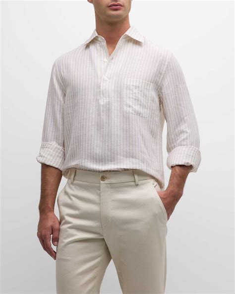 Men's Loro Piana Linen Polos | Editorialist