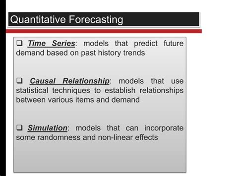 Image result for Quantitative Forecasting Examples