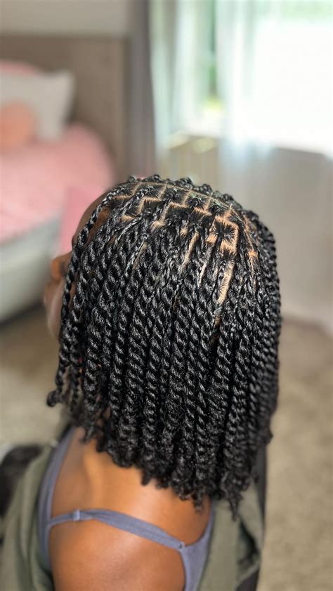 @hair.glowww on Instagram: "Two strand juicy twists all done with ...