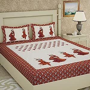 Divamee Bedsheets 100% Pure Cotton, Skin Friendly Fabric with Vibrant ...