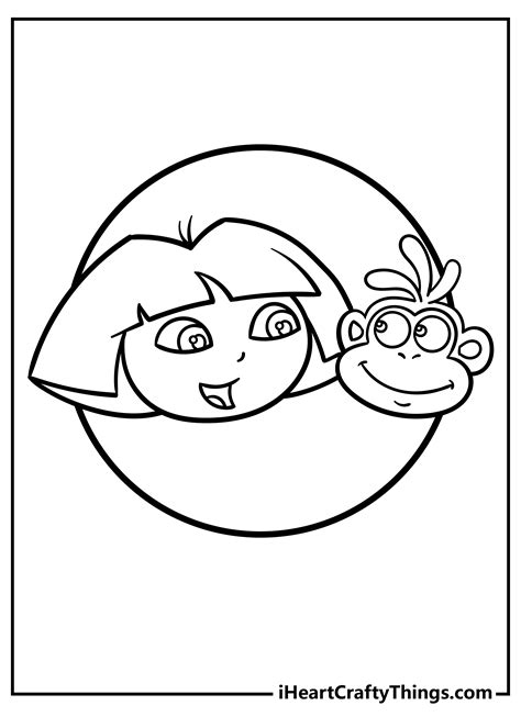 Dora Princess Coloring Pages