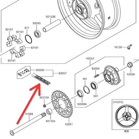 Jual rantai rante roda belakang 525 kawasaki zx10 zx10r original ...