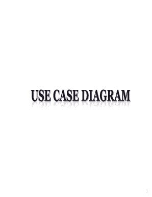 Fillable Online Use case diagrams is used to: Fax Email Print - pdfFiller