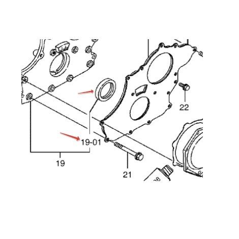 Сальник для двигателя Yanmar 4TNV98, артикул - «A408321», купить online