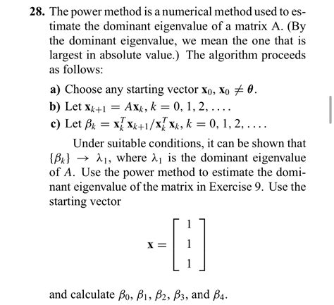 Power Method to Find Dominant Eigen Vakues Code in Python 的图像结果