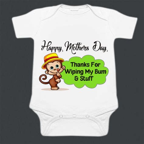 Personalized Happy First Mothers Day Onesie - Baby Bodysuit India