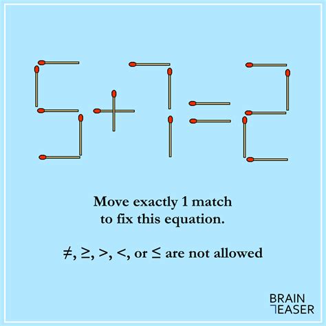 Image result for Matchstick Math Riddles