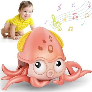 TANAZ Crawling Octopus Baby Musical Kids Toy with LED Lights ...