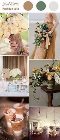 Brown Wedding Ideas by Pantone Top 10 Wedding Colors 2016 Tulle Brown Wedding Ideas