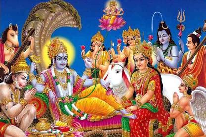 Lord Vishnu,Hanuman,Ganesha,Mahadev & Goddess Lakshmi Religious ...