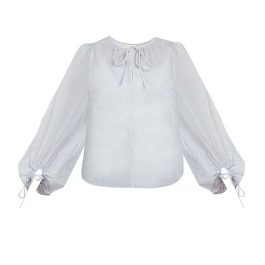 Buy Women Blue Solid Tops Online at The Collective - 697792