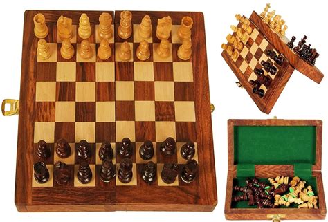 Buy AVM 7 inch Folding Chess Set With Coins Chess Board Online at Low ...