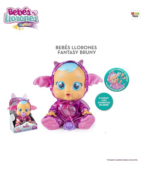 IMC Cry Babies Fantasy Bruny Doll-With Magical Tears & 10 Realistic ...