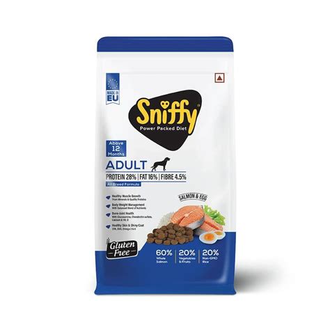 Sniffy Gluten Free Salmon & Egg For Adult Dog Dry Food – Cadotails