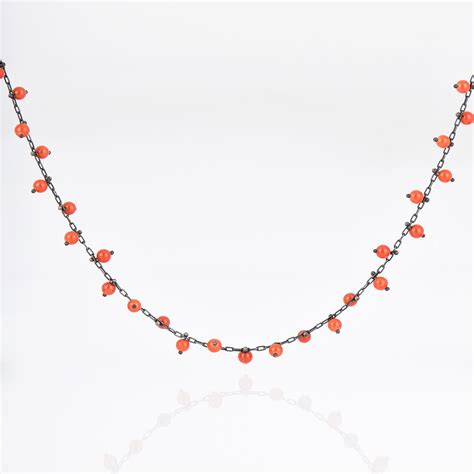 Ten Thousand Things - Coral pearl necklace - Gago Aix-en-Provence