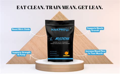 Nakpro L-Arginine Supplement Powder | 2g L-Arginine, 1.8kcal Energy ...